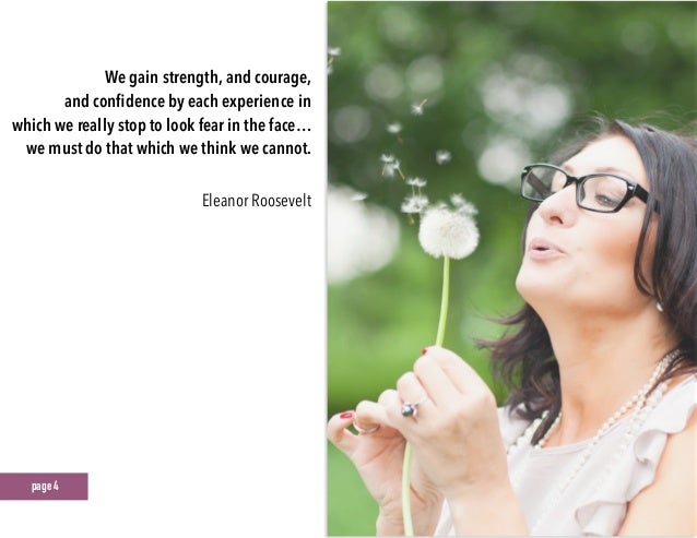 Exude confidence